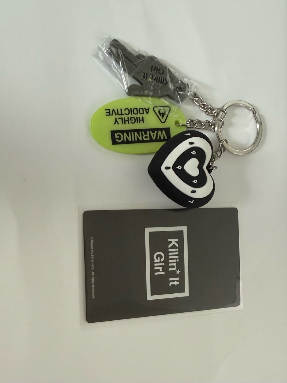 BTS J-Hope Killin’ It Girl Official Keyring + Smart Music Card